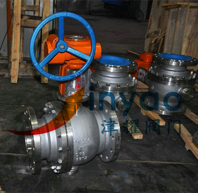 氧气球阀QY347F-40P/25P 涡轮固定氧气球阀